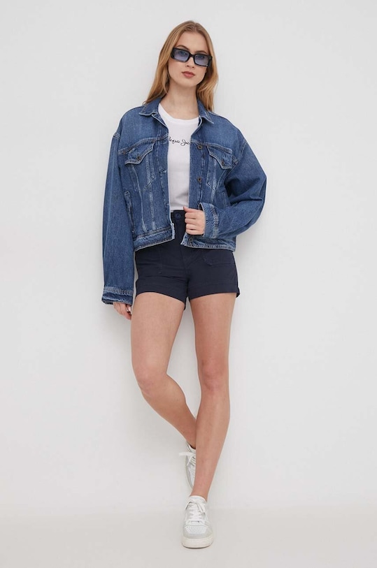 Pepe Jeans t-shirt bawełniany LORETTE PL505827 biały SS24