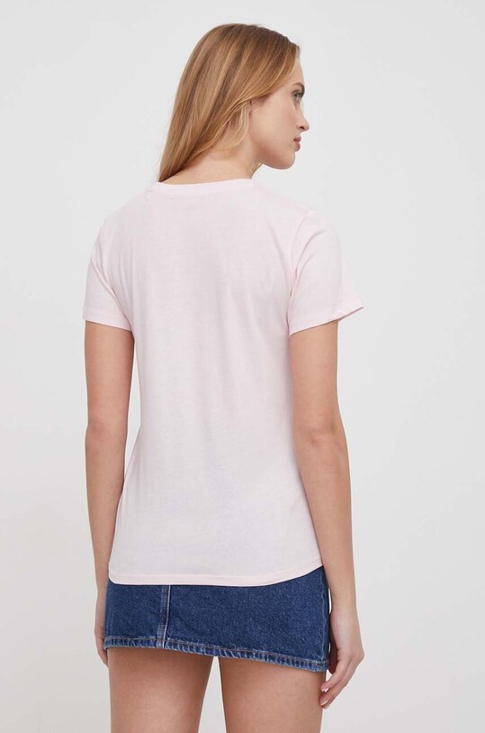 Одяг Бавовняна футболка Pepe Jeans LORETTE PL505827 рожевий