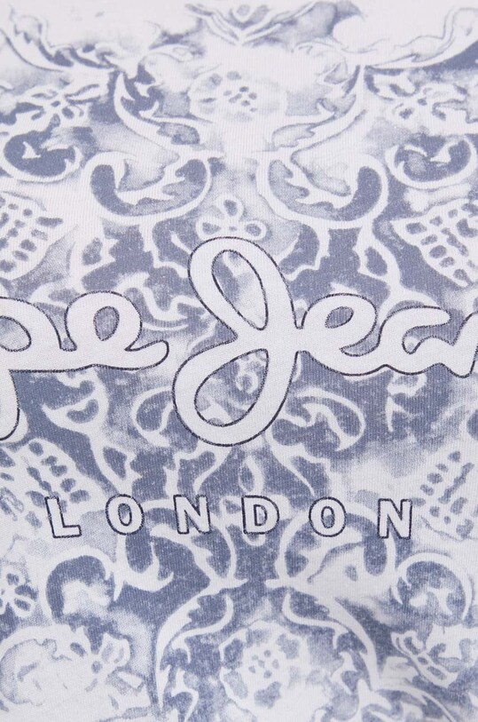 Бавовняна футболка Pepe Jeans JURY PL505829 білий