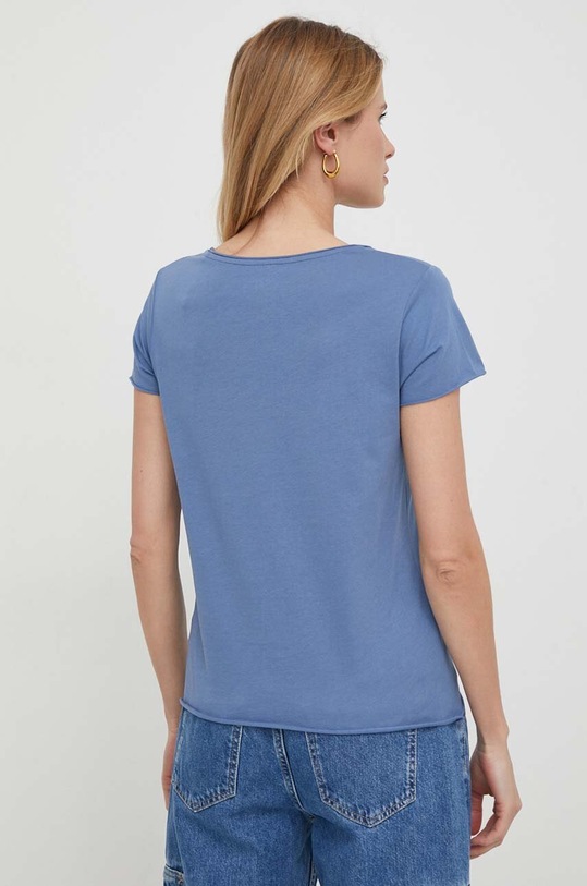 Oblečenie Bavlnené tričko Pepe Jeans JURY PL505829 modrá