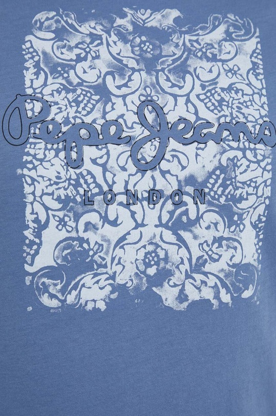 Bavlnené tričko Pepe Jeans JURY modrá PL505829