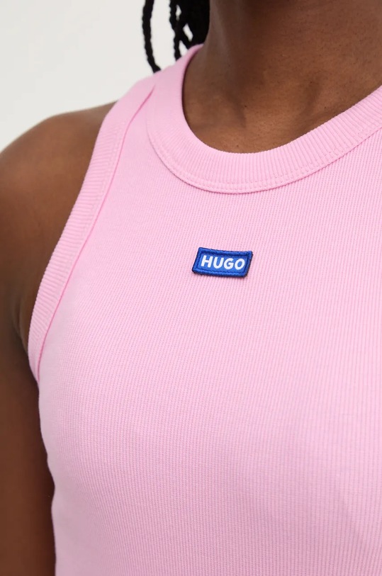 Top Hugo Blue Easy Tank_B 50508857 růžová