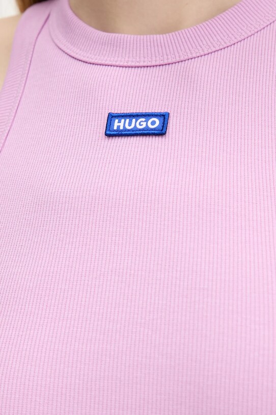 Hugo Blue top 50508857 fioletowy