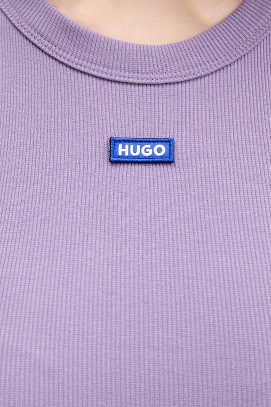 Hugo Blue top Easy Tank_B 50508857 fioletowy