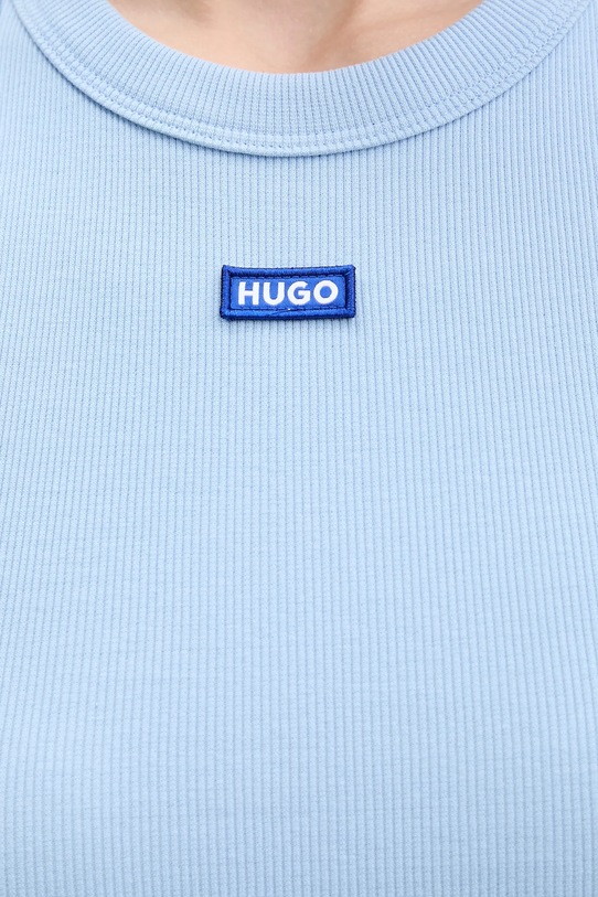 Hugo Blue top Easy Tank_B 50508857 niebieski
