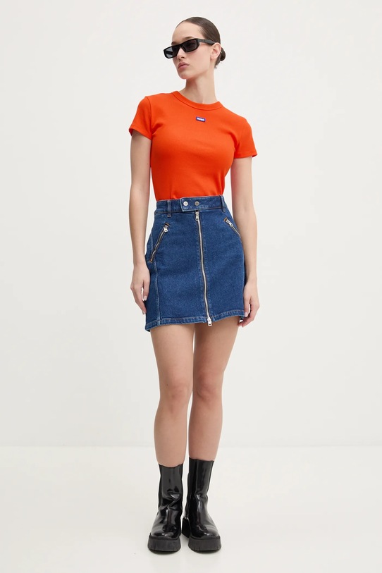 Tričko Hugo Blue Baby Tee_B 50510749 oranžová AA00