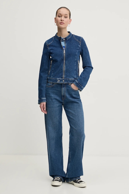 Bavlnené tričko Hugo Blue 50510772 modrá SS25