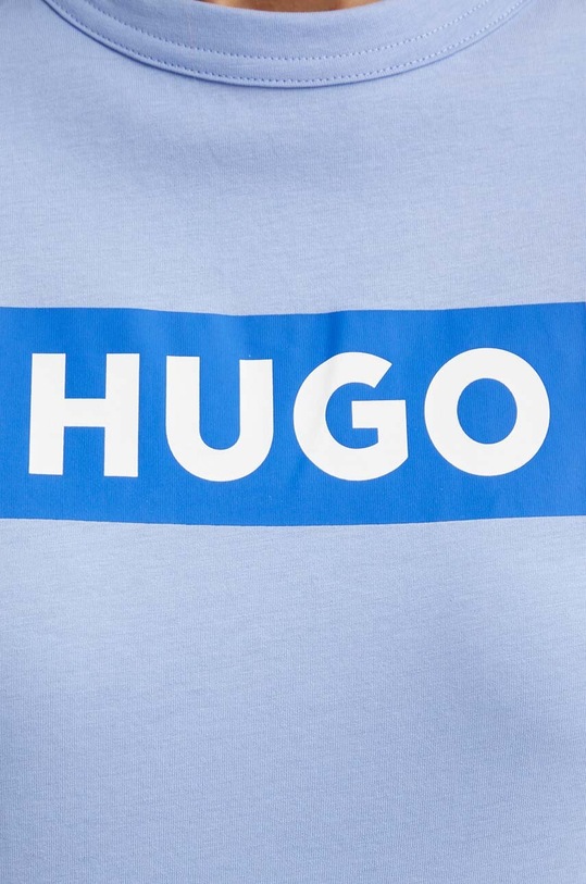 HUGO Blue t-shirt bawełniany niebieski 50510772
