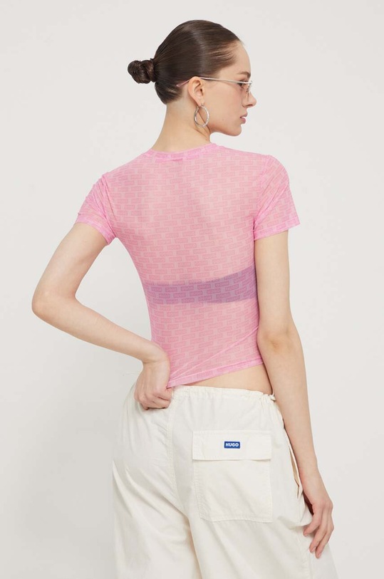 Oblečení Tričko Hugo Blue 50510873 růžová