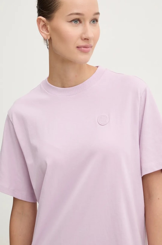 Pamučna majica Hugo Blue Vintage Tee_B_1 ljubičasta 50518139