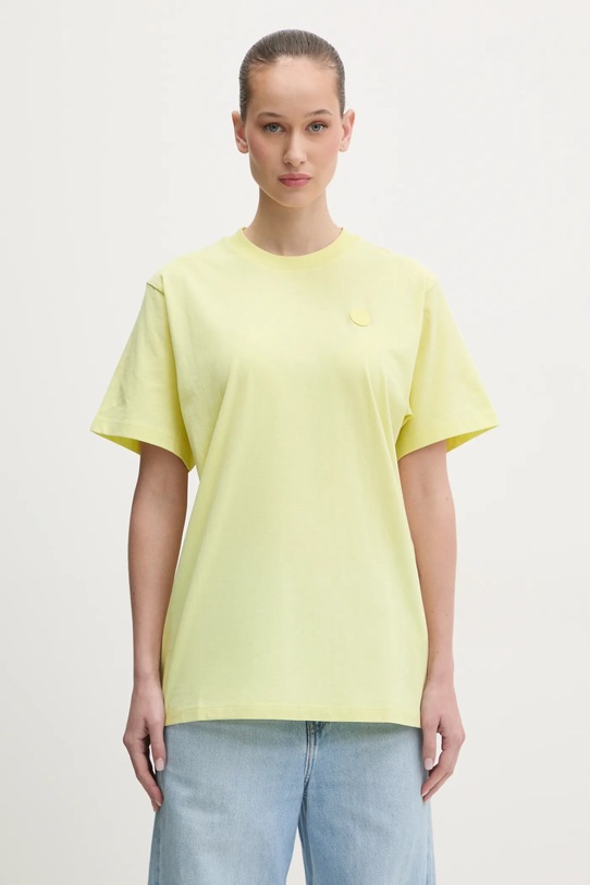 HUGO Blue tricou din bumbac Vintage Tee_B_1 galben 50518139