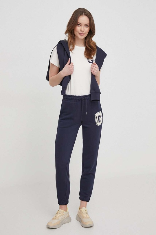 Gant tricou din bumbac 4200814 bej SS24