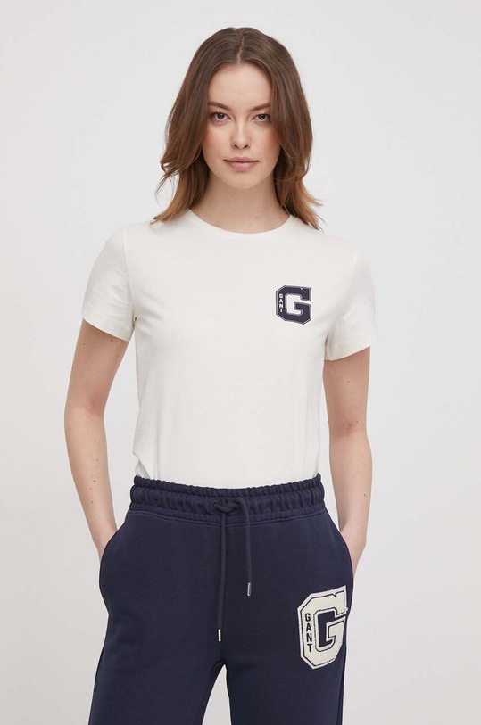 Gant tricou din bumbac bej 4200814