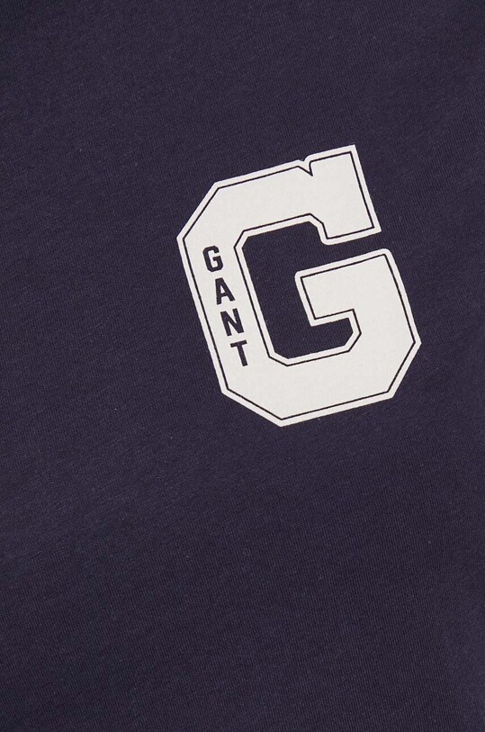 Gant tricou din bumbac 4200814 bleumarin