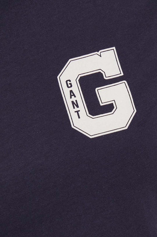 Pamučna majica Gant 4200814 mornarsko plava