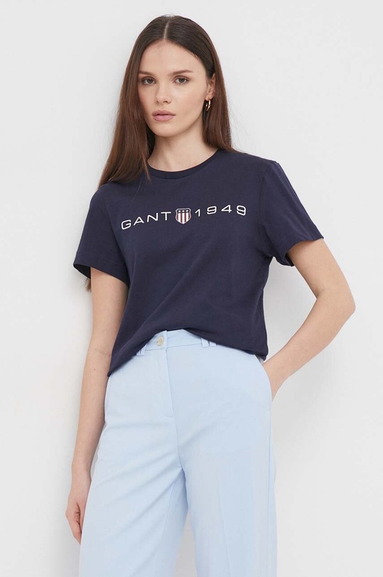 Gant tricou din bumbac print bleumarin 4200753