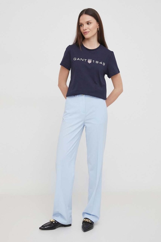 Gant tricou din bumbac 4200753 bleumarin SS24