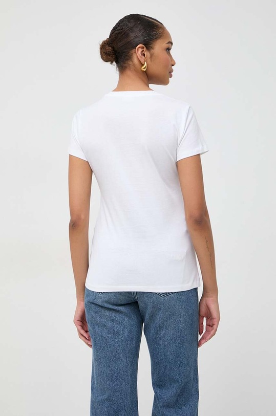 Odzież Liu Jo t-shirt bawełniany WA4051.JS923 biały