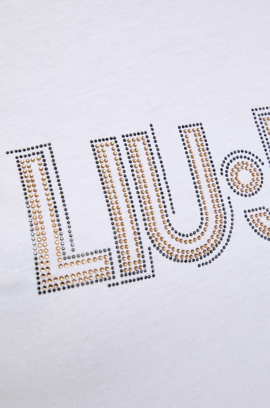 Liu Jo t-shirt bawełniany WA4051.JS923 biały