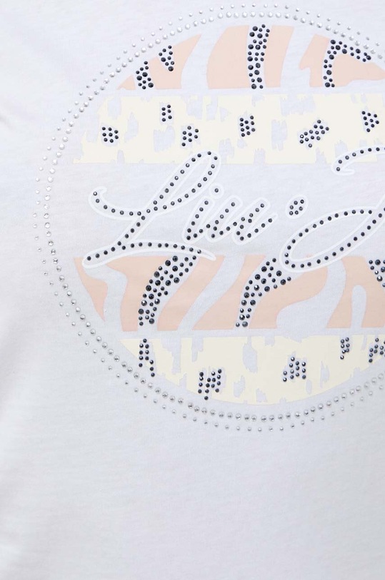 Liu Jo t-shirt bawełniany WA4108.JS923 biały