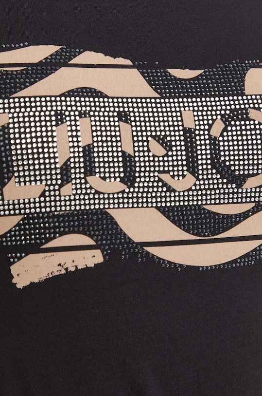 Liu Jo t-shirt bawełniany WA4108.JS923 czarny