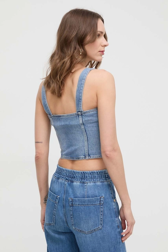 Îmbrăcăminte Liu Jo top din denim UA4089.DS059 albastru