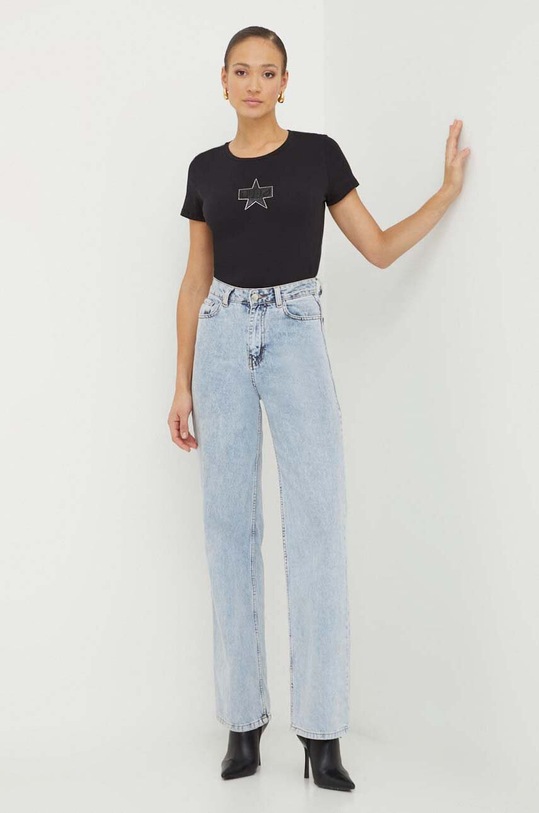 Tričko Liu Jo TA4136.JS003 černá SS24