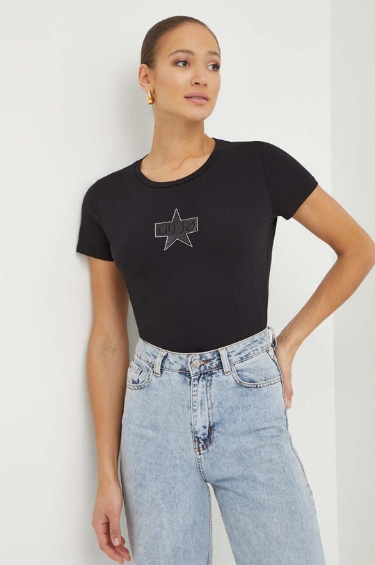 Tričko Liu Jo černá TA4136.JS003