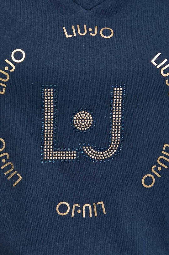 Liu Jo t-shirt in cotone TA4137.J6040 blu navy
