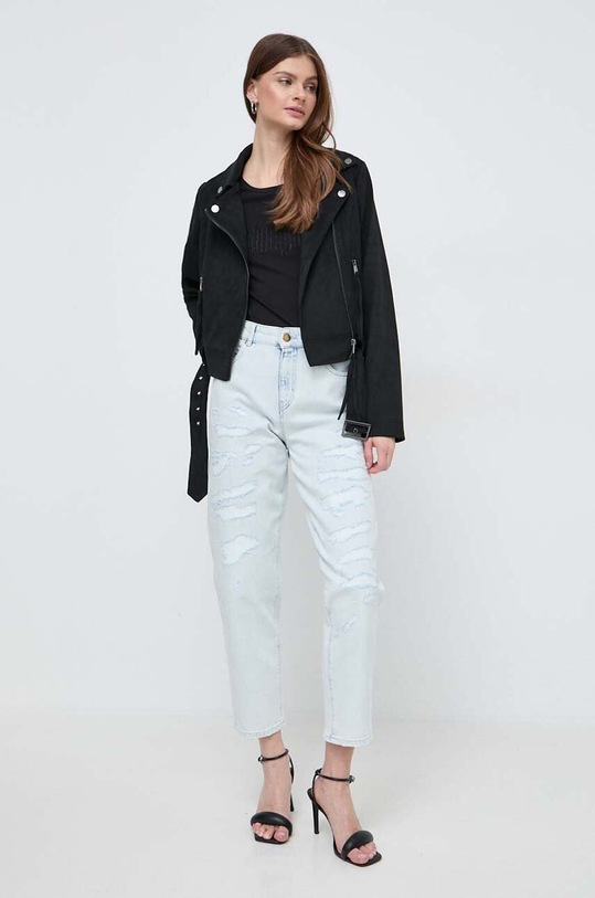 Liu Jo tricou TA4196.JS003 negru SS24