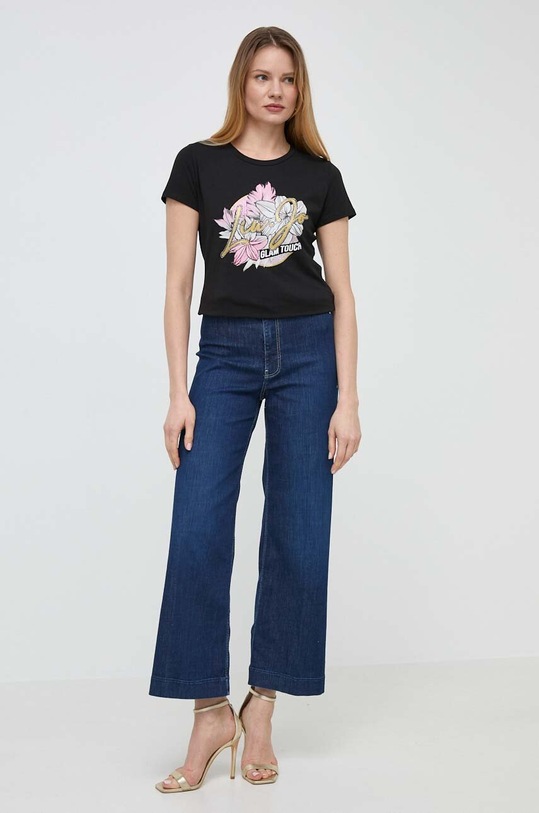 Liu Jo tricou TA4202.JS003 negru SS24