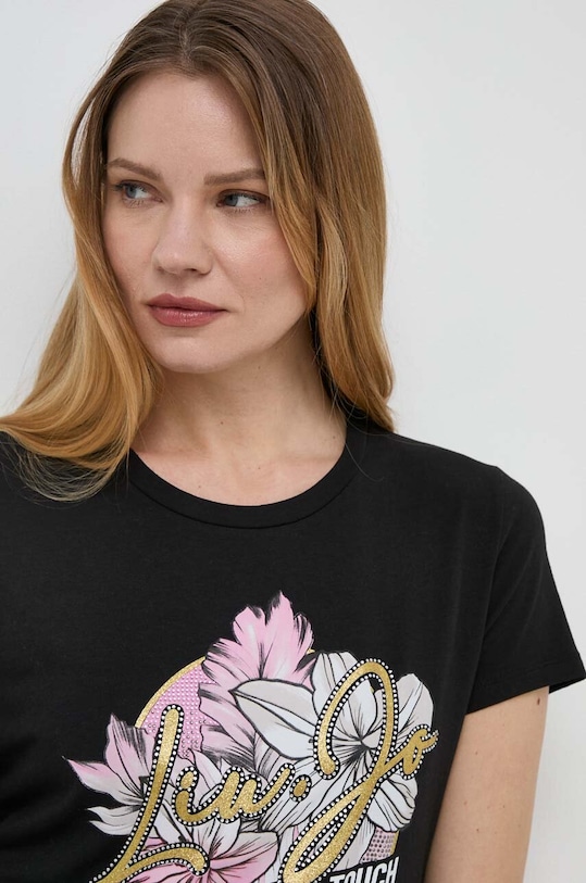 Liu Jo tricou negru TA4202.JS003