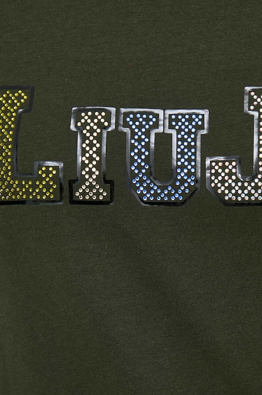 Bavlnené tričko Liu Jo zelená TA4204.JS923