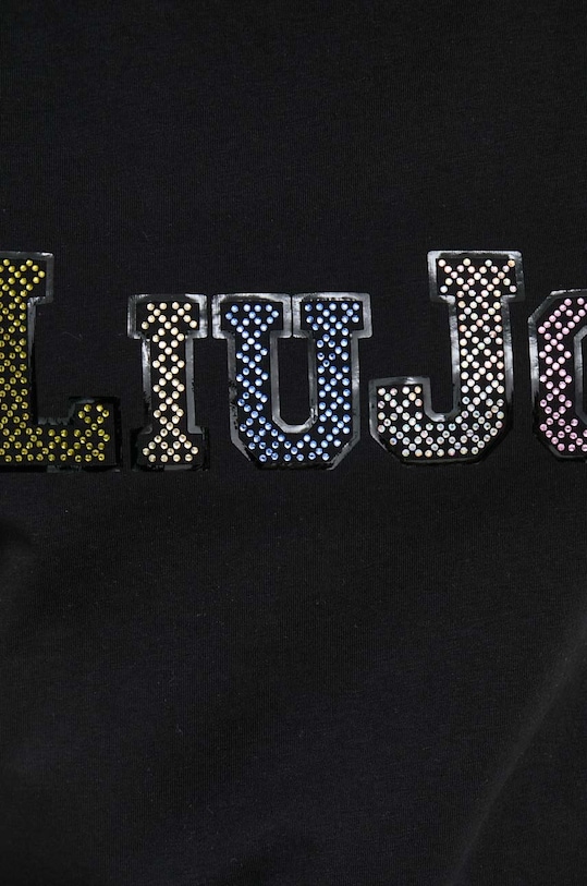 Bavlnené tričko Liu Jo čierna TA4204.JS923