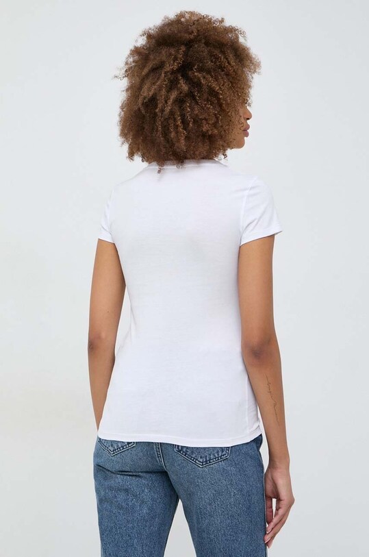 Odzież Armani Exchange t-shirt bawełniany 3DYT05.YJ3RZ biały