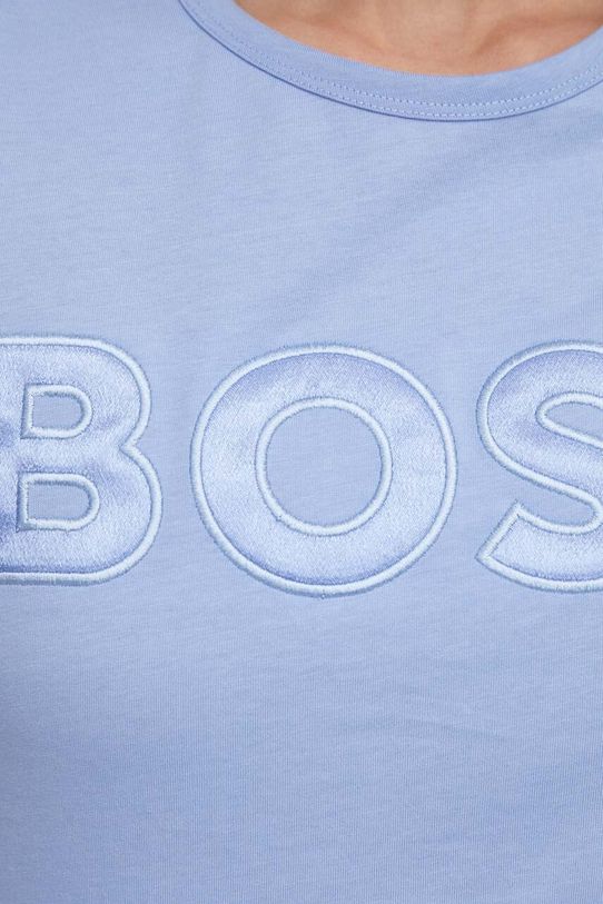 Pamučna majica BOSS plava 50514967