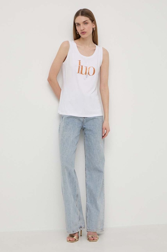 Топ Liu Jo VA4117.JS360 белый SS24