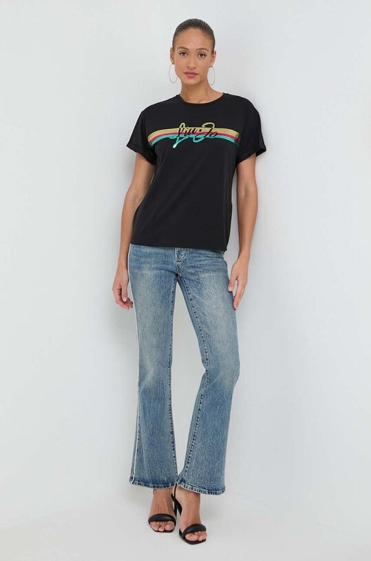Liu Jo t-shirt VA4153.JS003 czarny SS24
