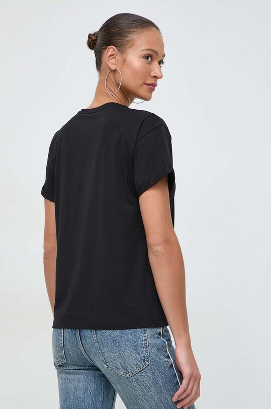 Odzież Liu Jo t-shirt VA4153.JS003 czarny
