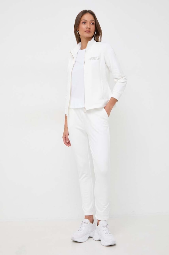 Liu Jo t-shirt bawełniany VA4156.JS923 beżowy SS24