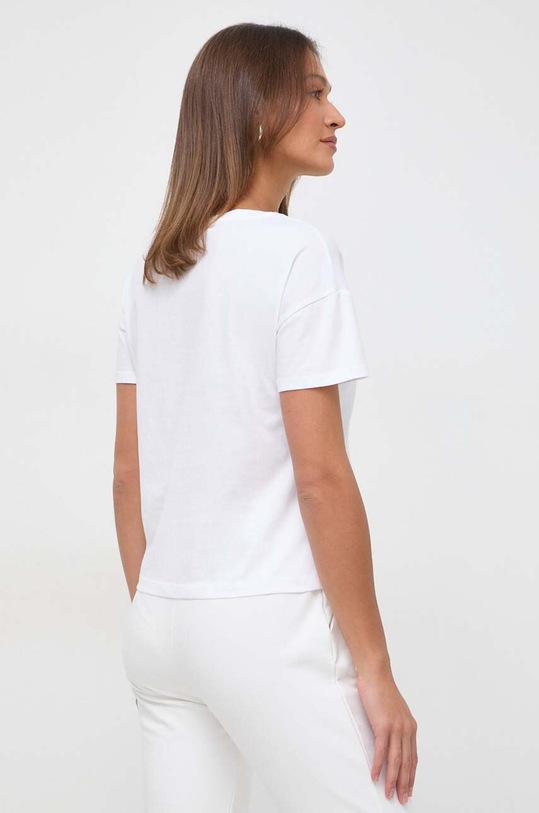 Liu Jo t-shirt bawełniany beżowy VA4156.JS923