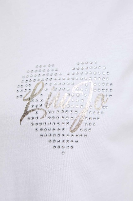 Liu Jo t-shirt bawełniany VA4156.JS923 beżowy