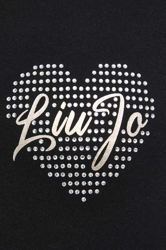 Liu Jo pamut póló VA4156.JS923 fekete