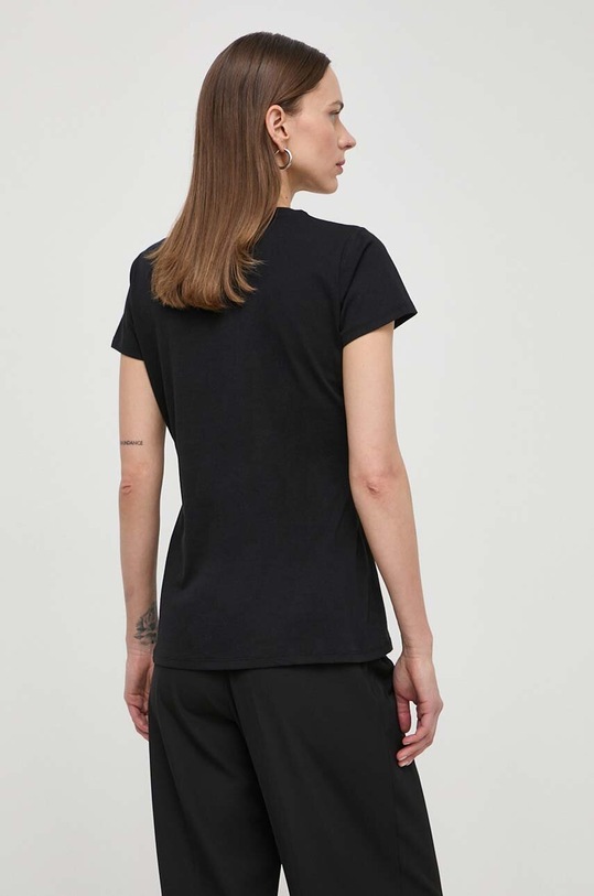 Oblečenie Bavlnené tričko Liu Jo MA4333.J5904 čierna