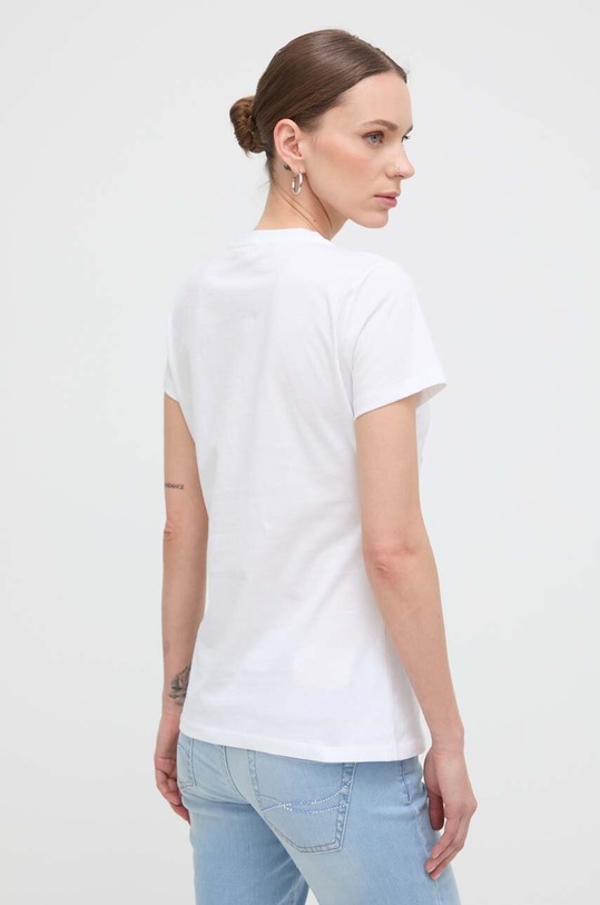 Odzież Liu Jo t-shirt bawełniany MA4337.JS923 biały