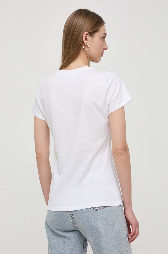 Odzież Liu Jo t-shirt bawełniany MA4337.JS923 biały