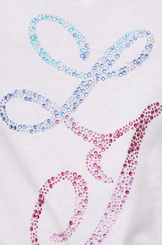 Liu Jo t-shirt bawełniany MA4337.JS923 biały