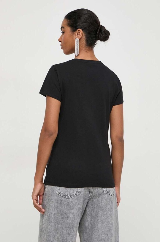 Îmbrăcăminte Liu Jo tricou din bumbac MA4340.JS923 negru