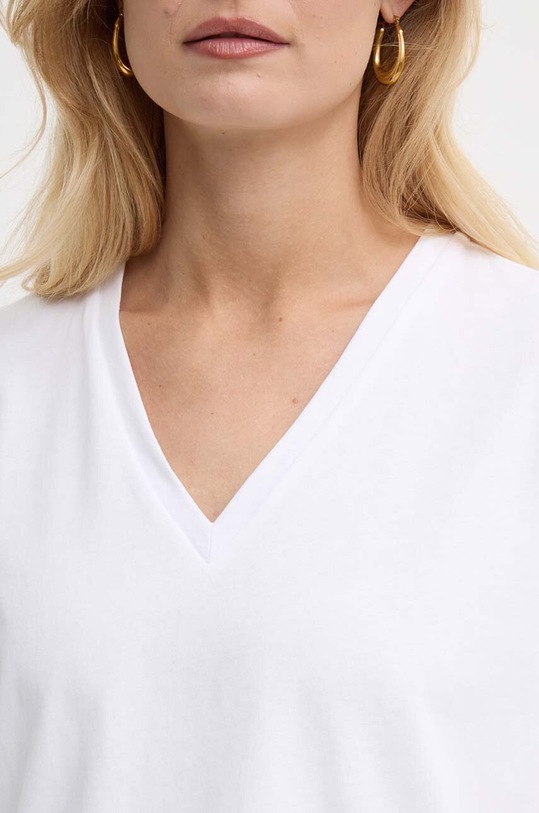 Liu Jo t-shirt bawełniany MA4398.J4710 biały