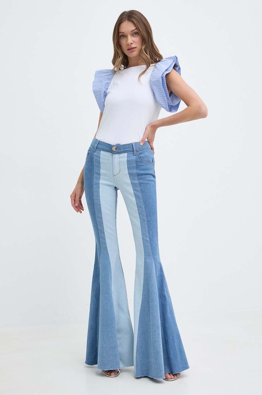 Liu Jo t-shirt bawełniany MA4417.J6308 biały SS24